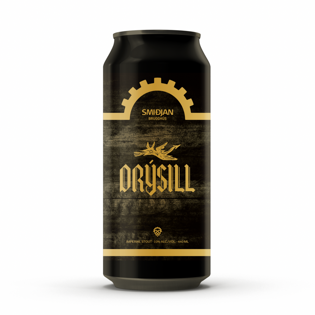 Drýsill - imperial stout - 10% abv - 440ml - Smidjan Brugghus