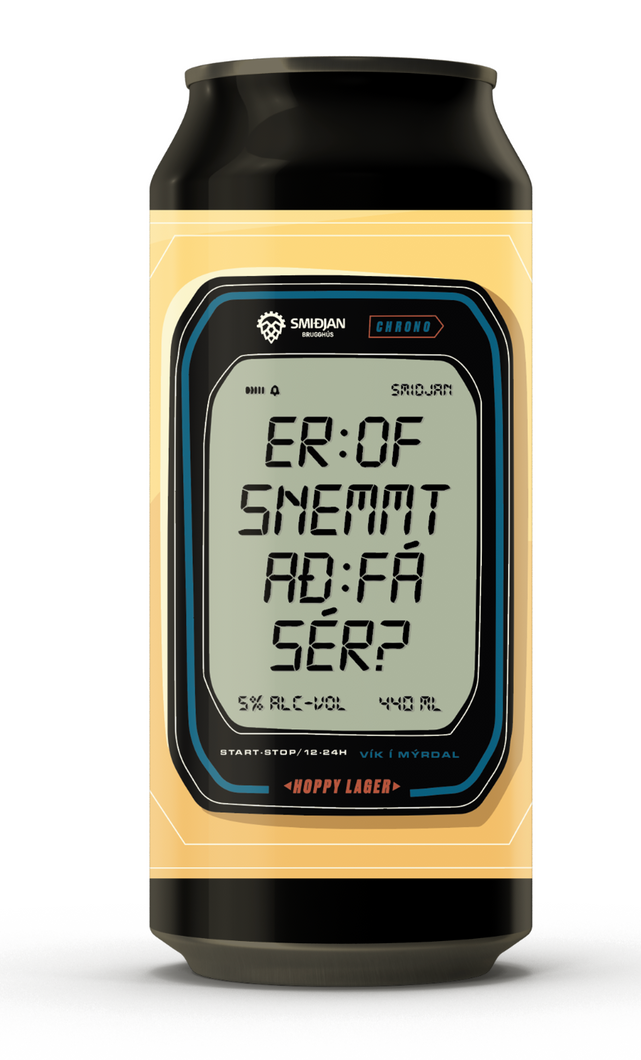 Er of snemmt ad fá sér - hoppy lager