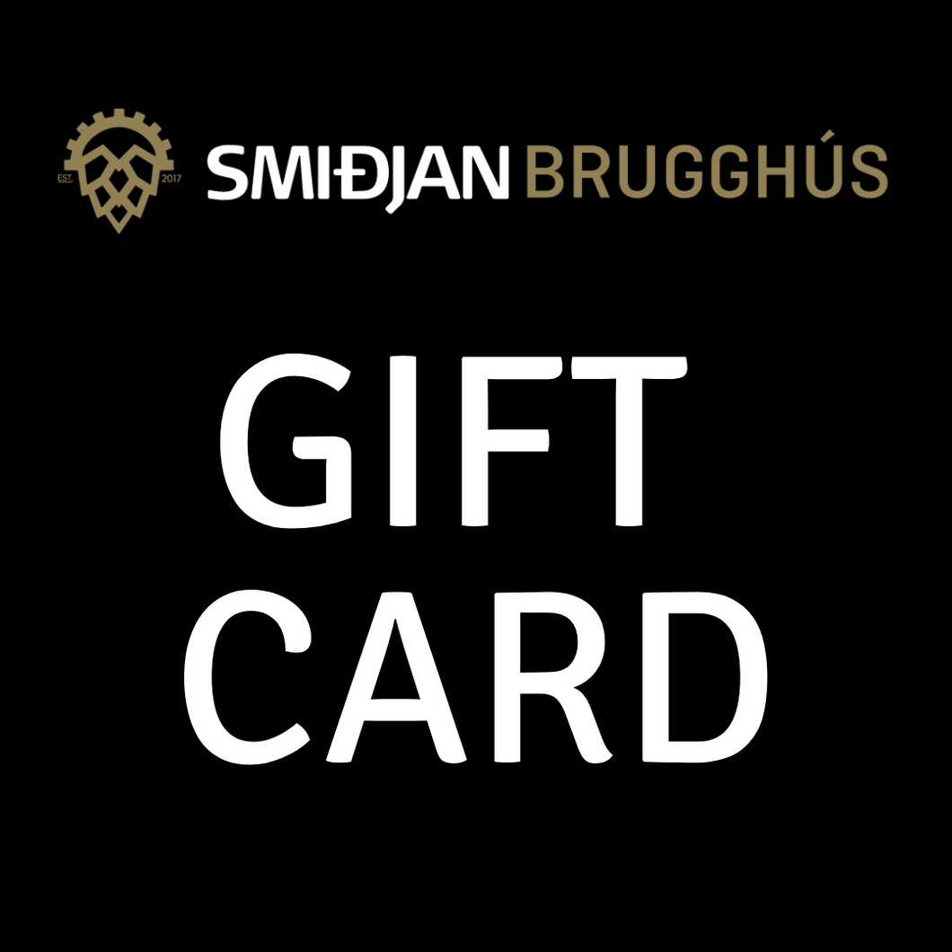Gift card 3000 ISK - Smidjan Brugghus